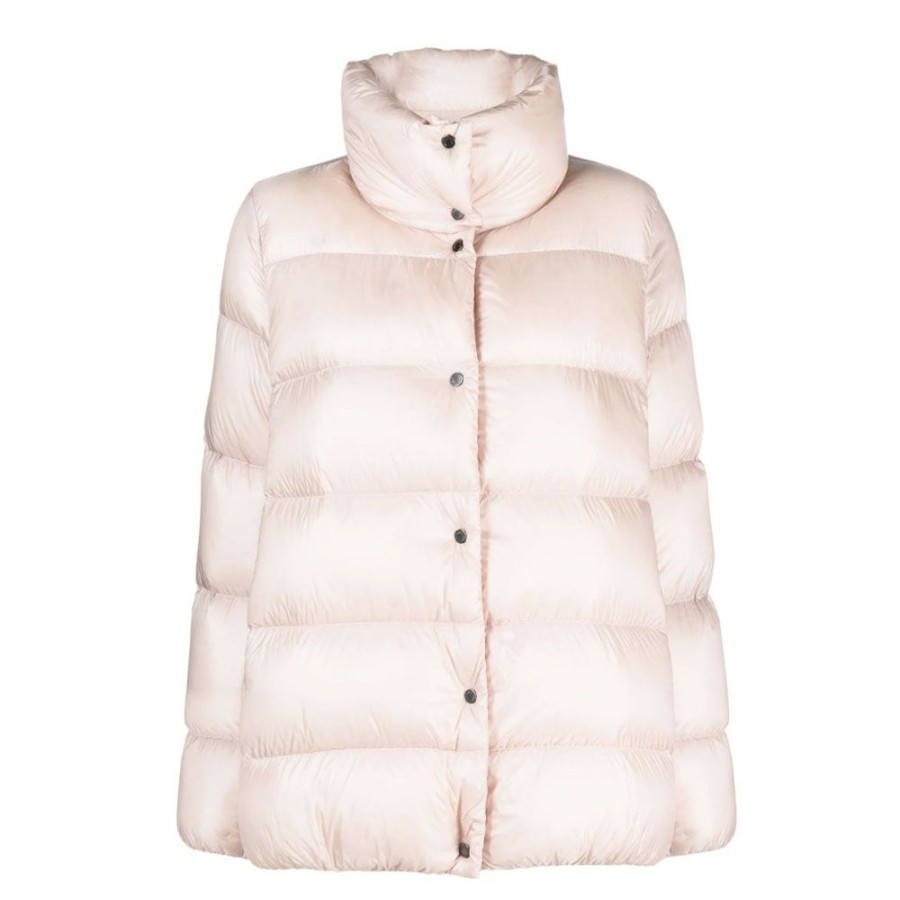 Dame MONCLER DAME Overtoj | Moncler - Cochevis Down Jacket Lyserod