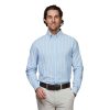 Herren Hansen&Jacob Skjorter | Hansen & Jacob - Spokane Stripe Shirt Lysebla Strib