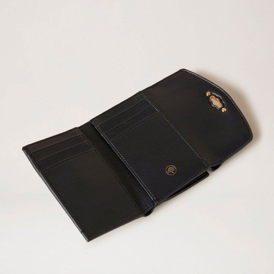 Dame Mulberry Punge | Mulberry - Darley Folded Multi-Card Wallet, Black