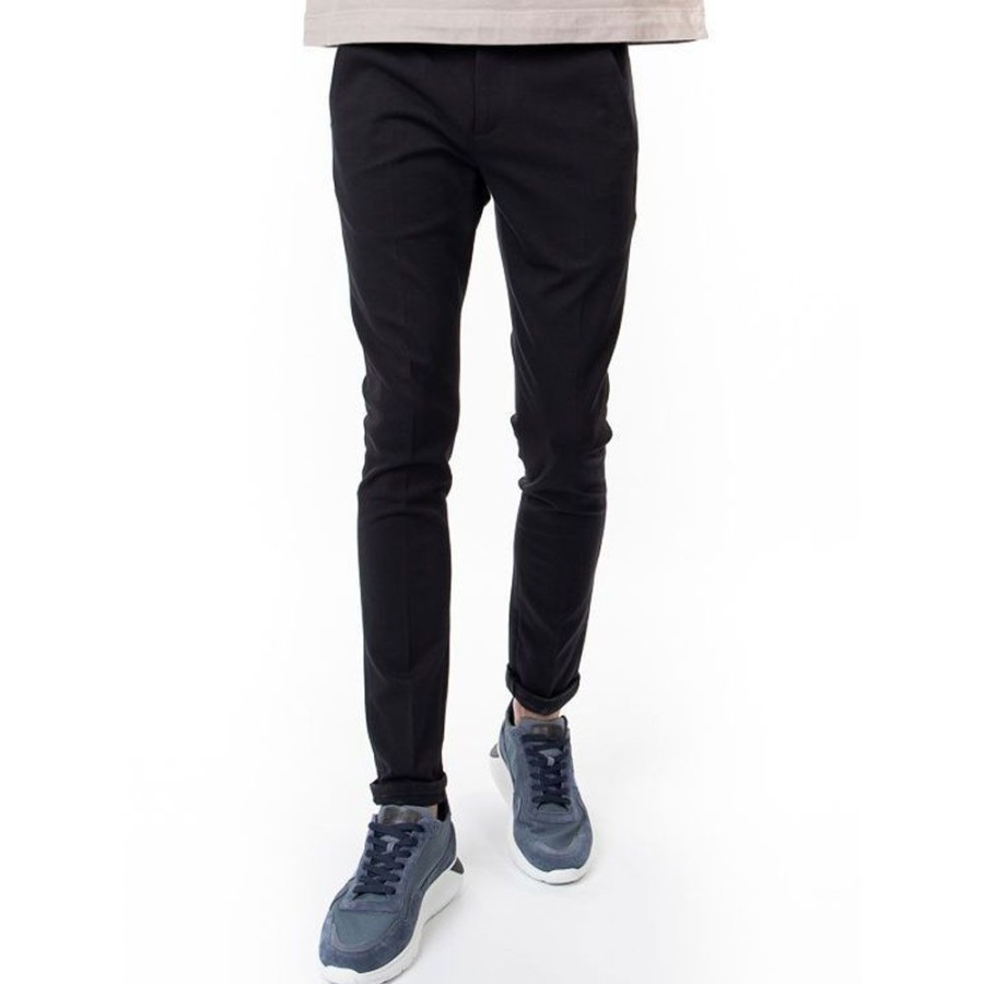 Herren Dondup MEN Bukser | Dondup - Trousers Sort