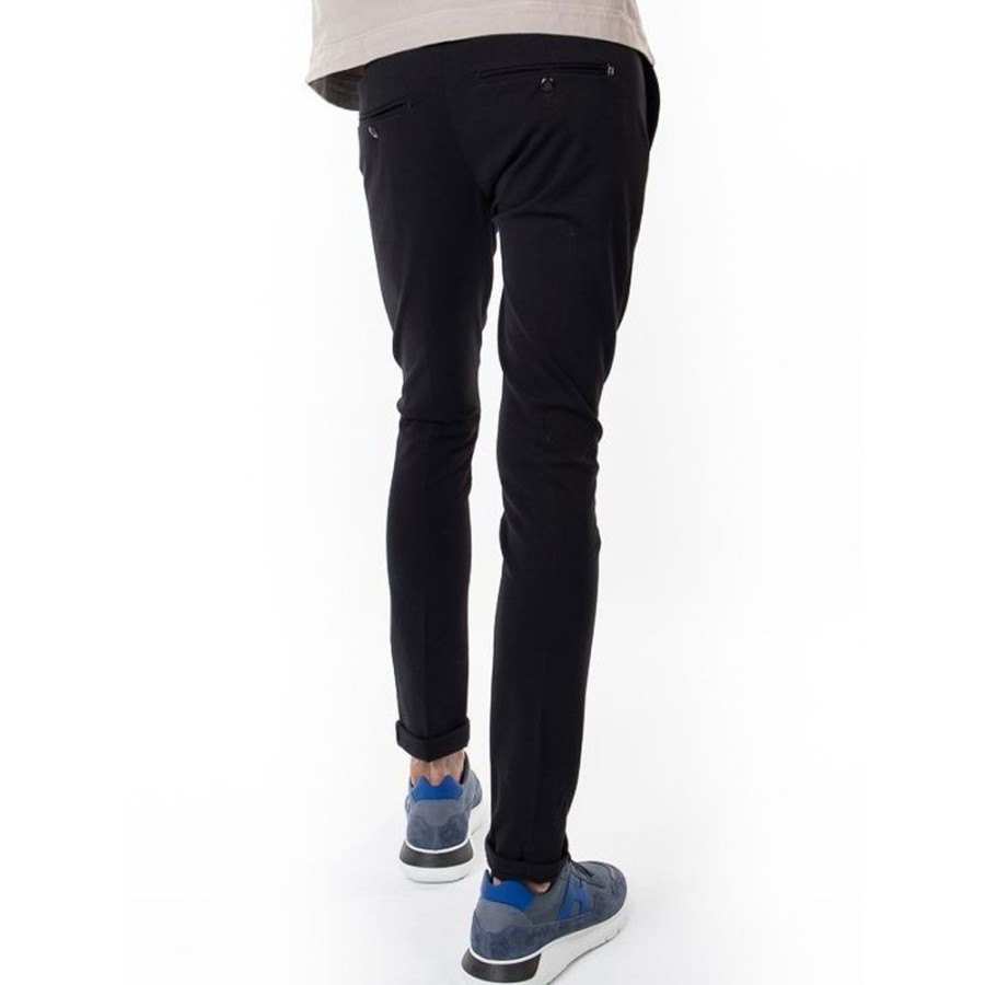 Herren Dondup MEN Bukser | Dondup - Trousers Sort