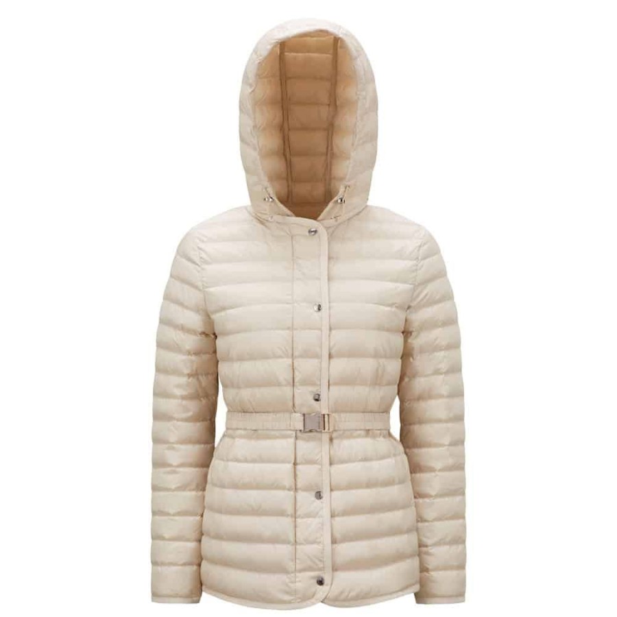 Dame MONCLER DAME Overtoj | Moncler - Oredon Short Down Jacket Cream