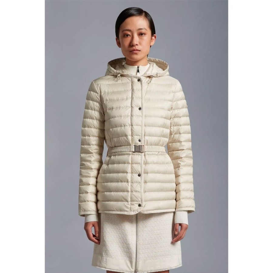 Dame MONCLER DAME Overtoj | Moncler - Oredon Short Down Jacket Cream