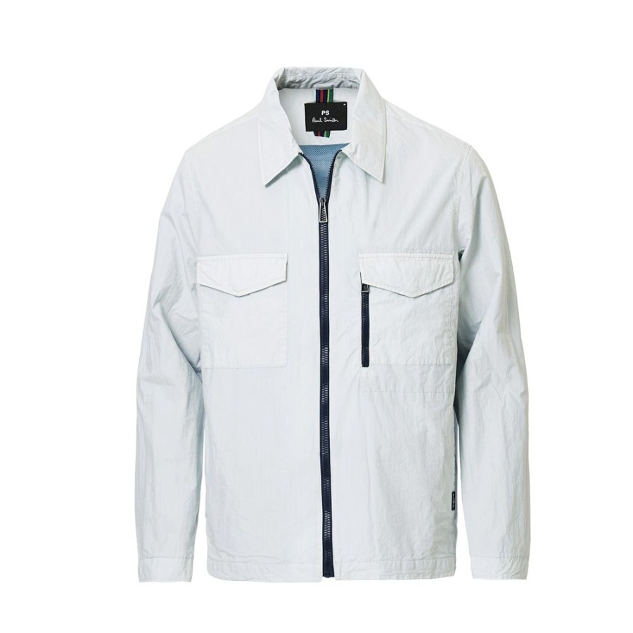 Herren Paul Smith Overtoj | Ps By Paul Smith - Jacket Lys Gra