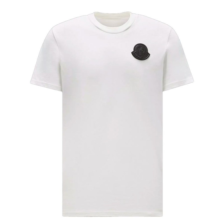 Herren MONCLER HERRE T-Shirts | Moncler - T-Shirt Off White