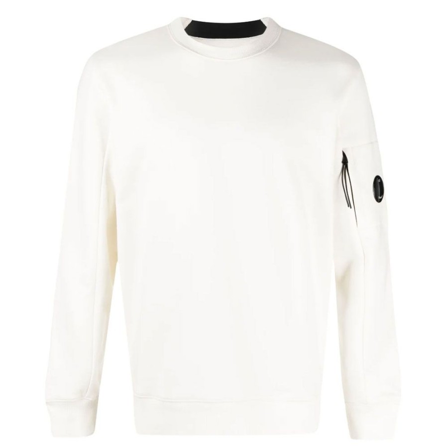 Herren C.P. Company Sweatshirts | C.P. Company - Sweatshirt Off White