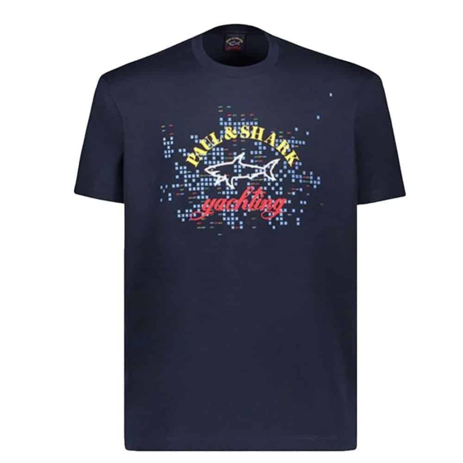 Herren Paul & Shark T-Shirts | Paul & Shark - T-Shirt Navy