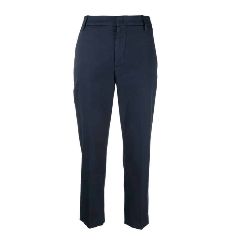 Dame Dondup Bukser | Dondup - Nima Zip Pants Navy