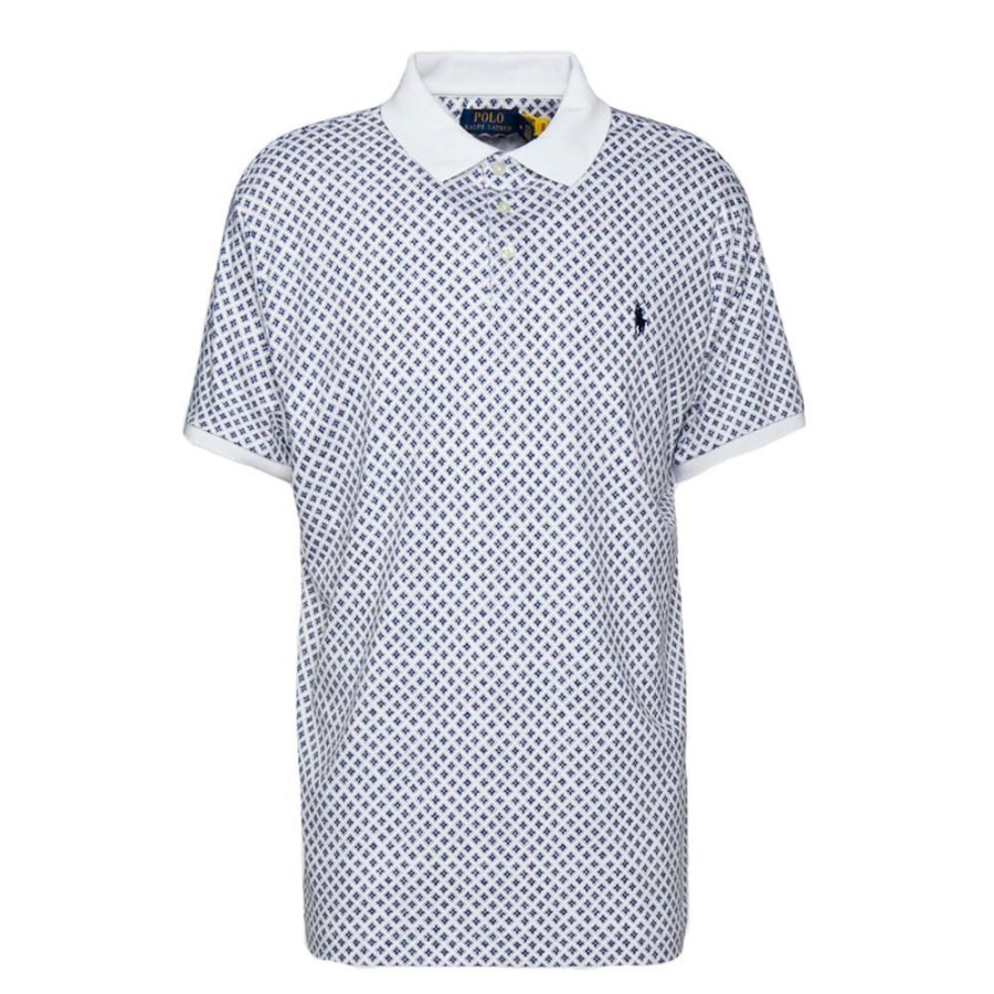 Herren RALPH LAUREN Polo | Ralph Lauren - Polo Bla/Hvid