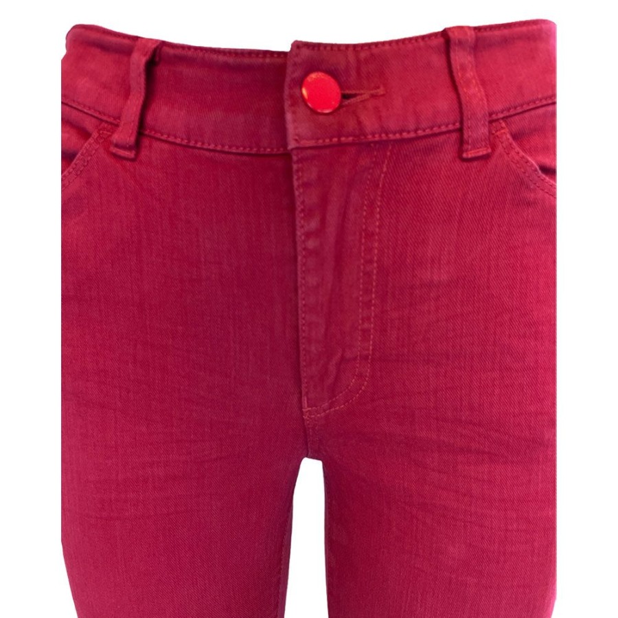 Dame Emporio Armani Dame Jeans | Emporio Armani - Rosso Picanto Jeans Rod