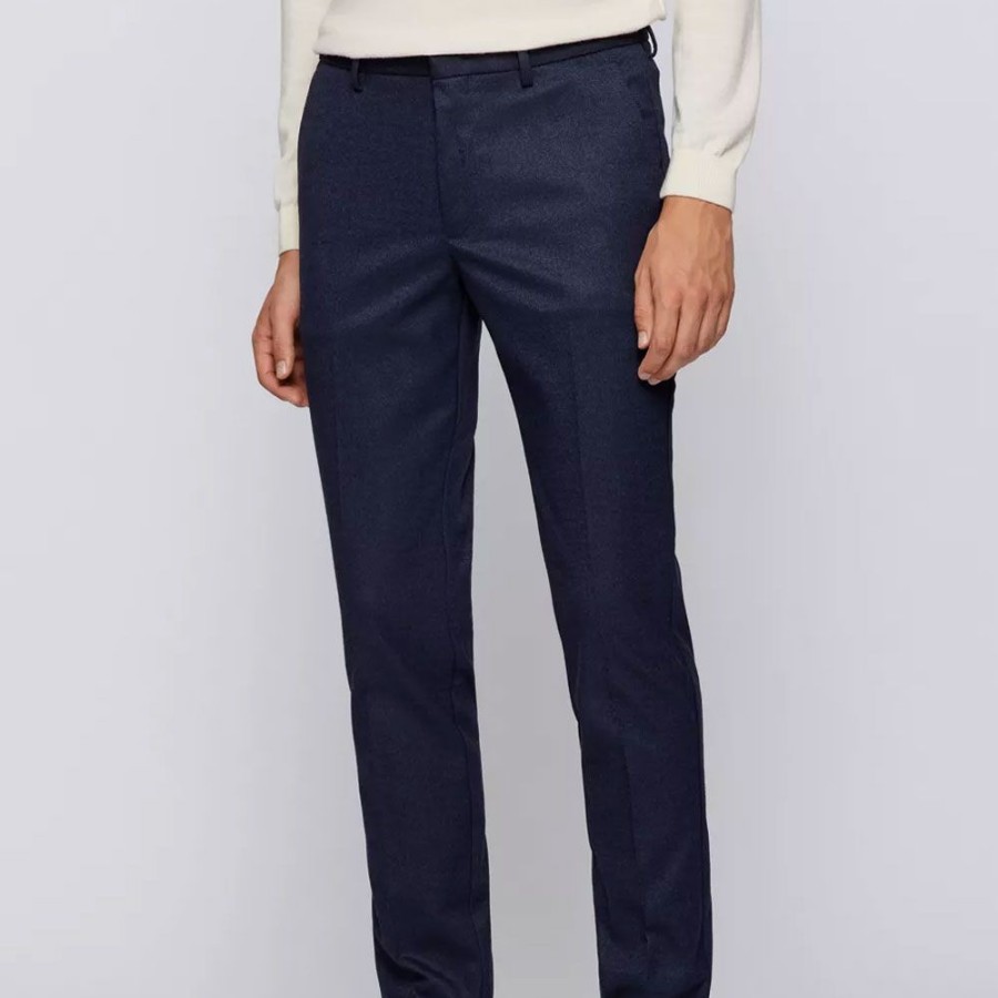 Herren HUGO Bukser | Hugo - Trousers Navy