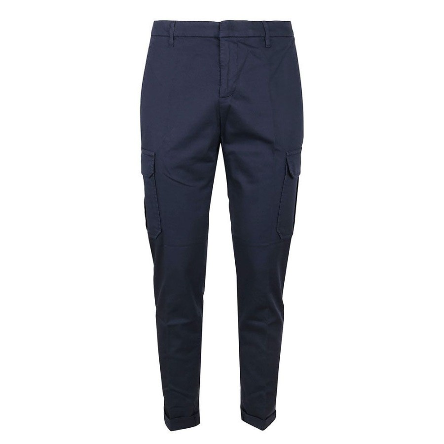 Herren Dondup MEN Bukser | Dondup - Zeno Trousers Navy