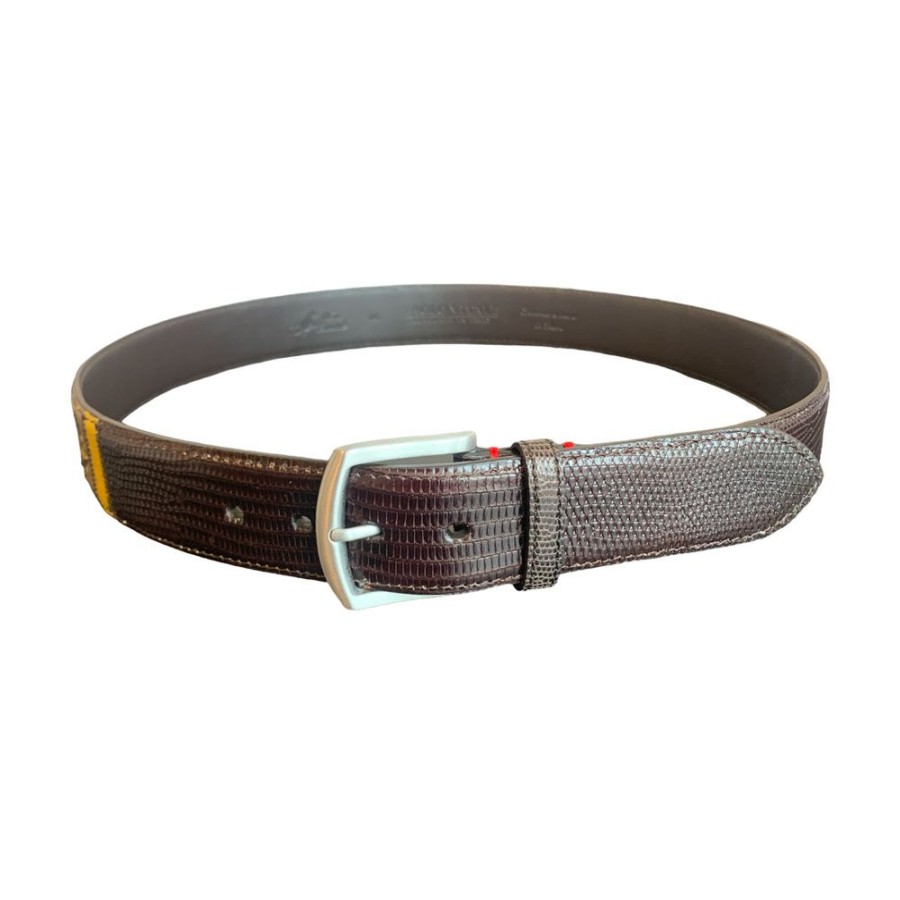 Herren Paolo Vitale Baelter | Paolo Vitale - Belt Monstret Brun