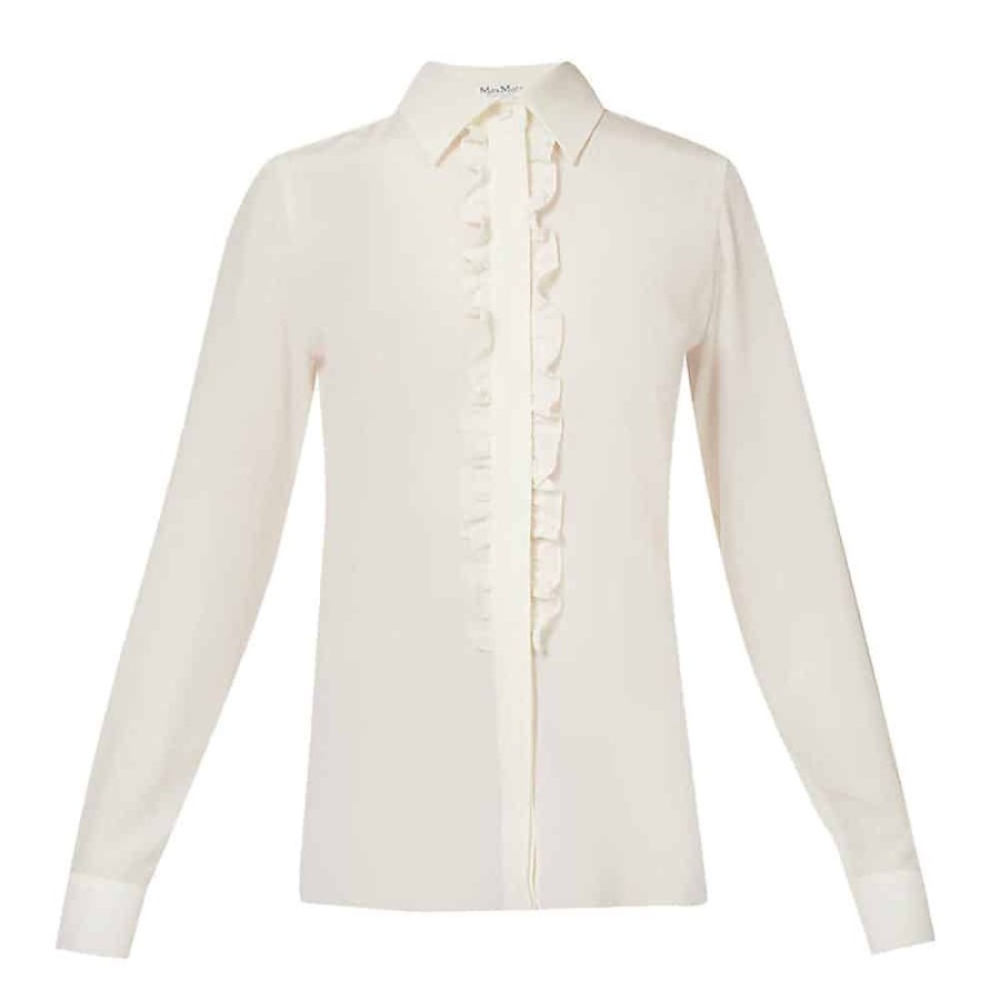 Dame MaxMara Skjorter | Max Mara - Yanina Shirt Off White