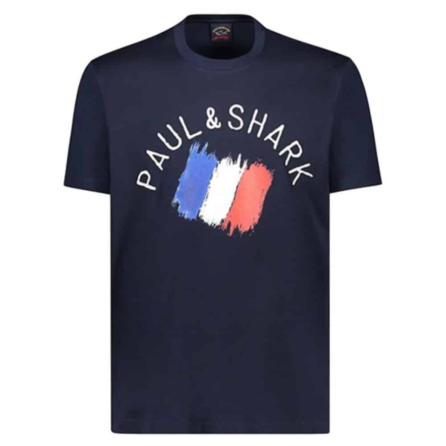 Herren Paul & Shark T-Shirts | Paul & Shark - T-Shirt Navy