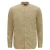 Herren Dondup MEN Skjorter | Dondup - Oxford Shirt Lys Brun