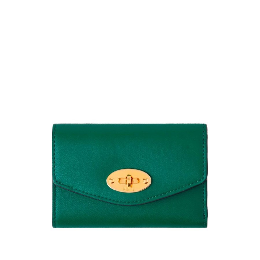 Dame Mulberry Punge | Mulberry - Darley Folded Multi-Card Wallet, Malachite