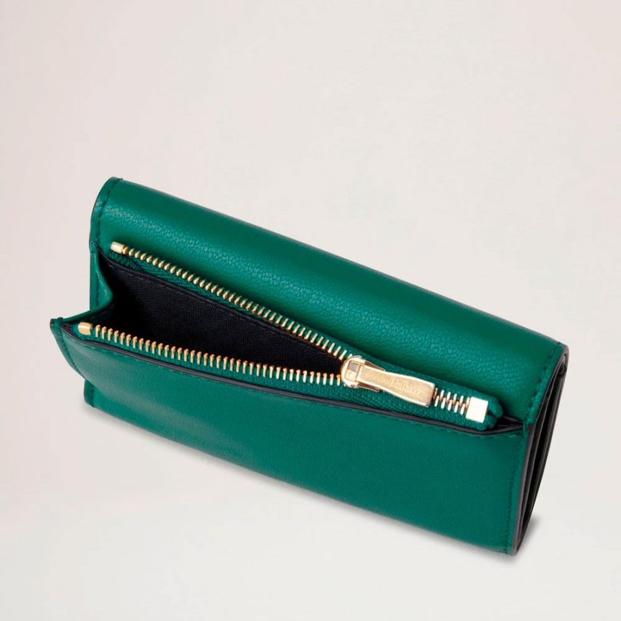 Dame Mulberry Punge | Mulberry - Darley Folded Multi-Card Wallet, Malachite