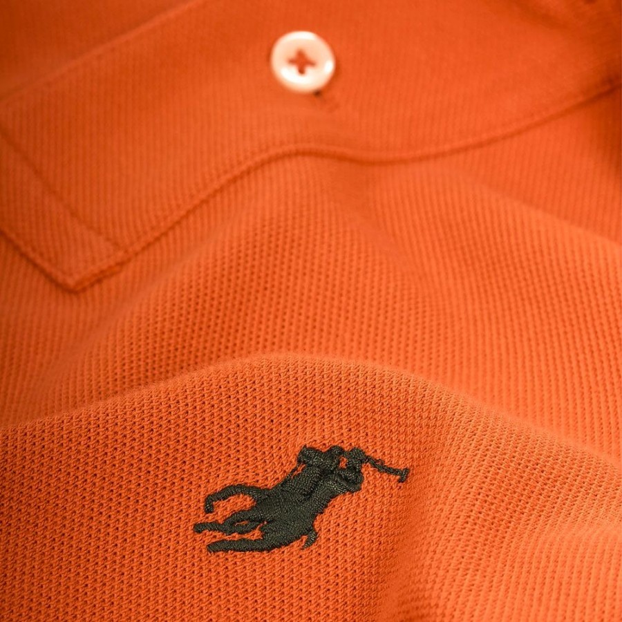 Herren RALPH LAUREN Polo | Ralph Lauren - Slimfit Polo Orange