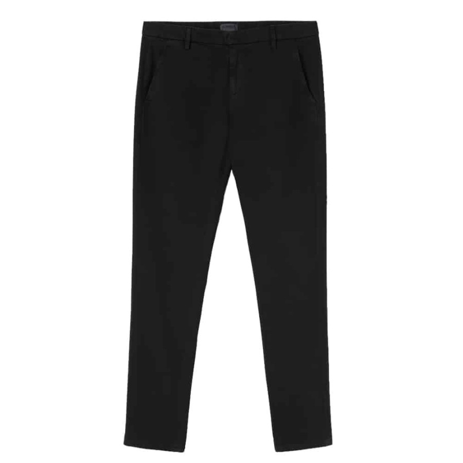 Herren Dondup MEN Bukser | Dondup - Gaubert Chinos Sort