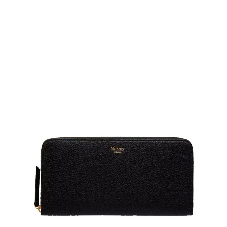 Dame Mulberry Punge | Mulberry - 8 Card Zip Around Wallet, Black