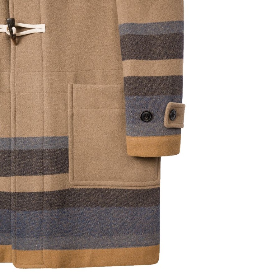 Herren Paul Smith Overtoj | Ps Paul Smith - Duffle Coat Lys Brun