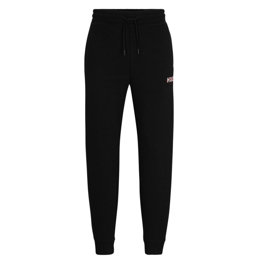 Herren HUGO Bukser | Hugo - Drokko Sweatpants Sort