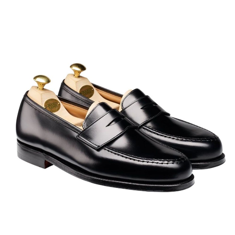 Herren Crockett & Jonesu2019s Loafers | Crockett & Jonesu2019S - Boston Penny Loafers Sort