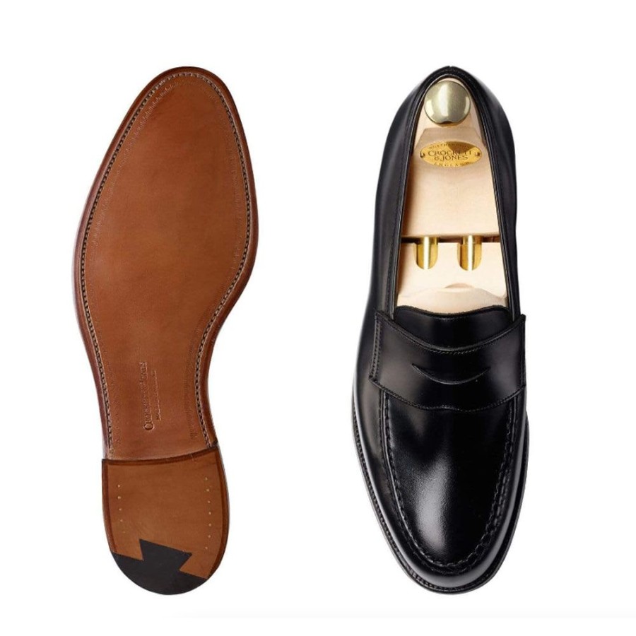 Herren Crockett & Jonesu2019s Loafers | Crockett & Jonesu2019S - Boston Penny Loafers Sort