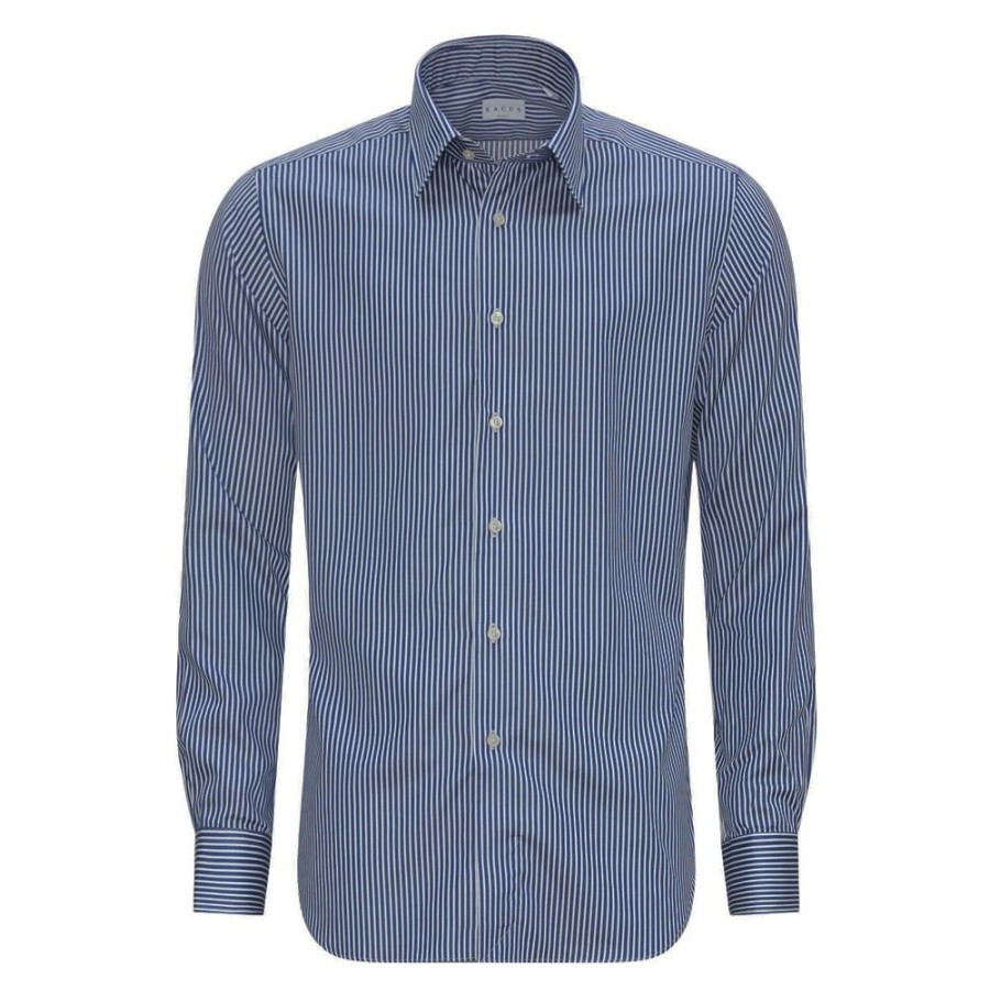 Herren Xacus Skjorter | Xacus - Classic Shirt Stribet