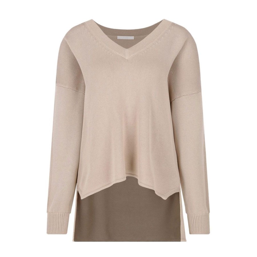 Dame BOSS WOMEN Strik | Boss - Filimana Strik, Light Beige