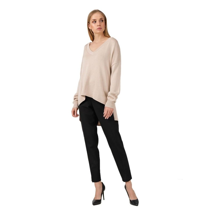 Dame BOSS WOMEN Strik | Boss - Filimana Strik, Light Beige