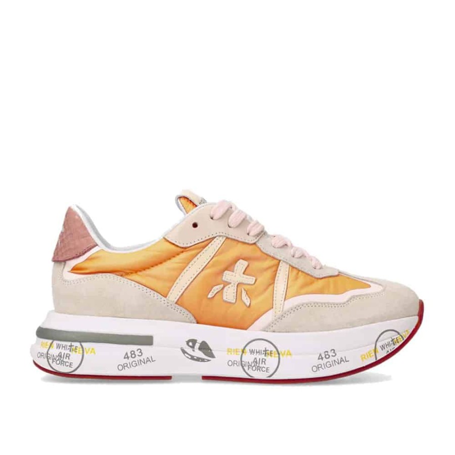 Dame Premiata Dame Sneakers | Premiata - Cassie Sneakers Coral