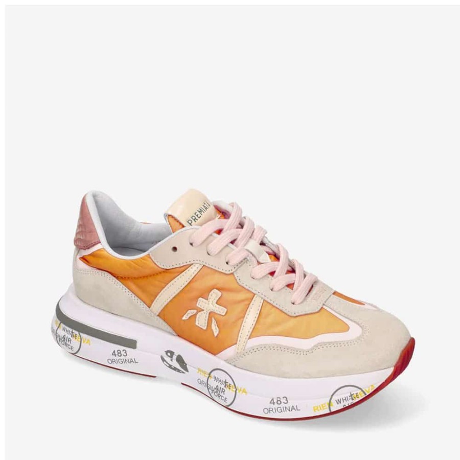 Dame Premiata Dame Sneakers | Premiata - Cassie Sneakers Coral