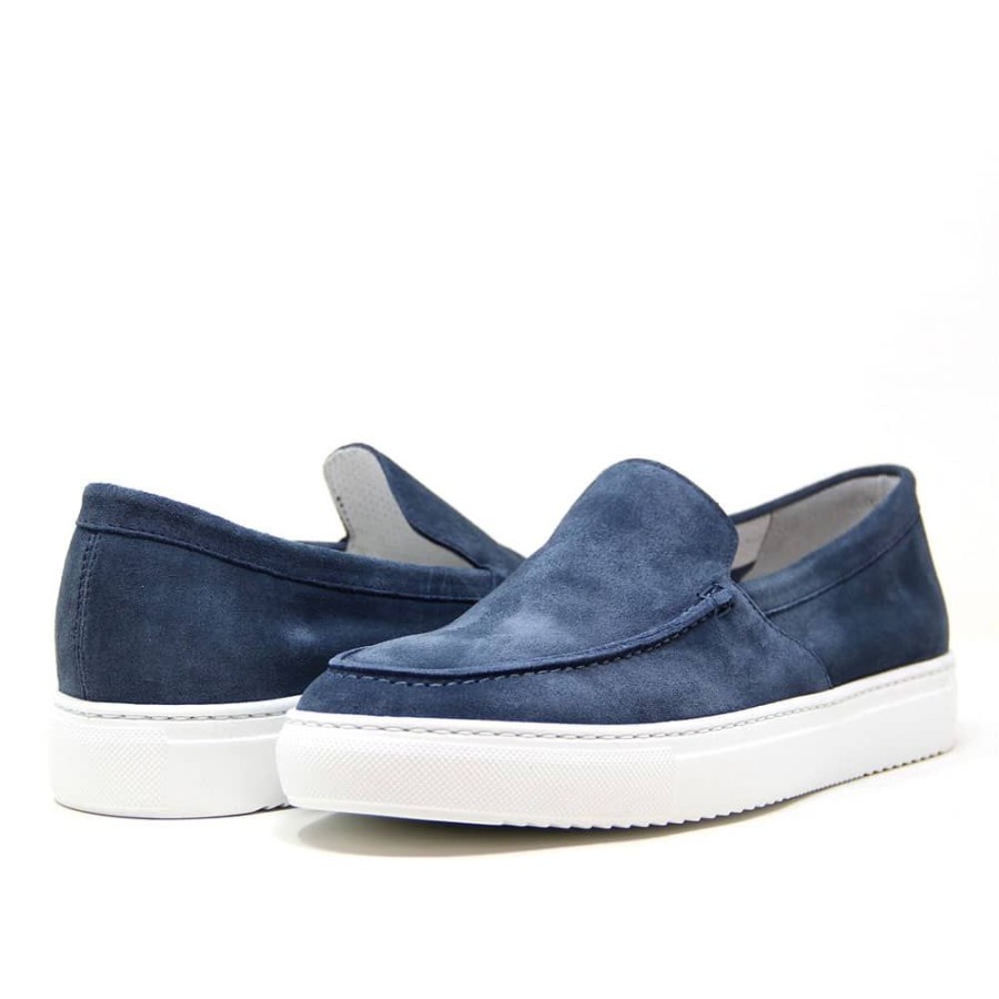 Herren Doucal's MEN Sko I Ruskind | Doucal'S - Loafers Bla