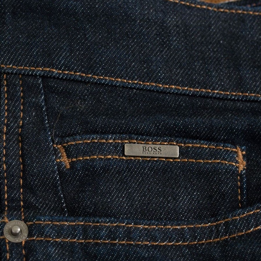 Herren BOSS Jeans | Boss - Delaware Jeans Indigo