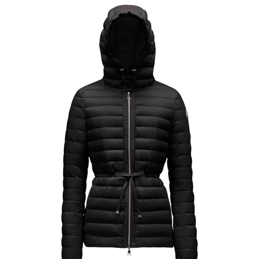 Dame MONCLER DAME Overtoj | Moncler - Raie Short Down Jacket Sort