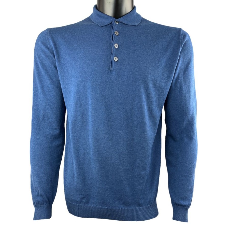 Herren Daniele Fiesoli Polo | Daniele Fiesoli - Polo Knit Bla