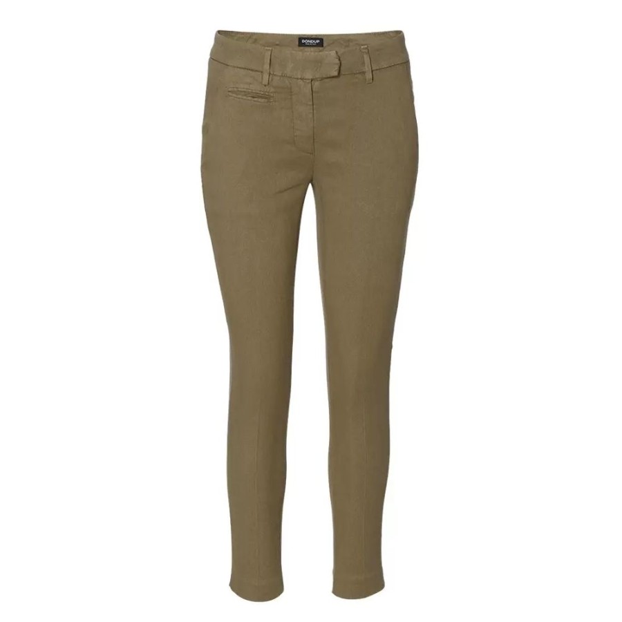 Dame Dondup Bukser | Dondup - Perfect Bukser Khaki