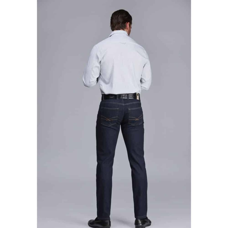 Herren Hansen&Jacob Jeans | Hansen & Jacob - 5 Pkt Cape Town Silk Touch Jeans Indigo