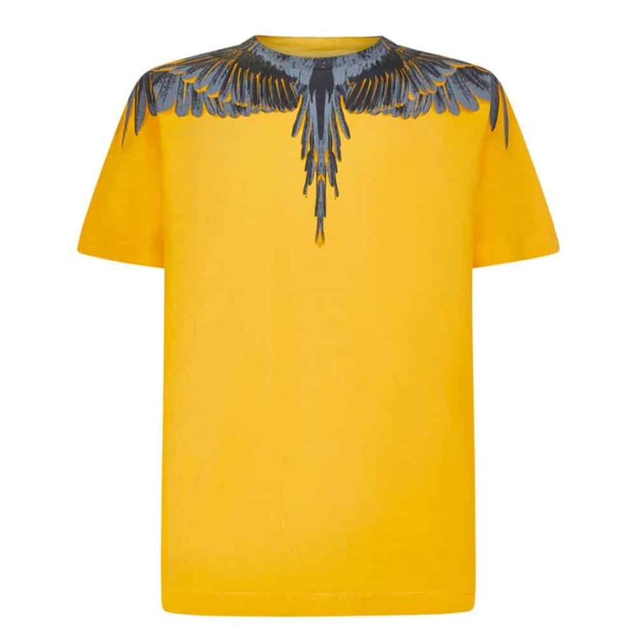 Herren Marcelo Burlon T-Shirts | Marcelo Burlon - Icon Wings T-Shirt Orange