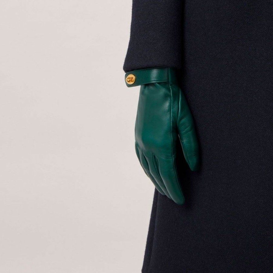 Dame Mulberry Handsker | Mulberry - Darley Gloves, Mulberry Green Gron