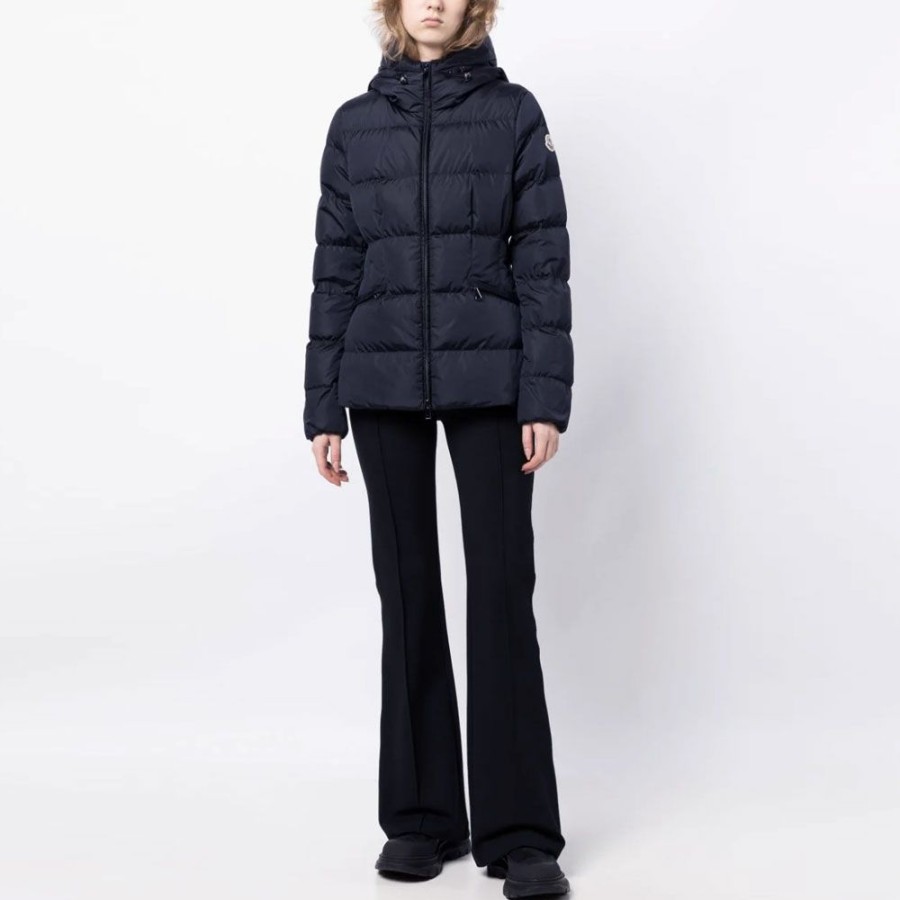 Dame MONCLER DAME Overtoj | Moncler - Avoce Jacket Navy