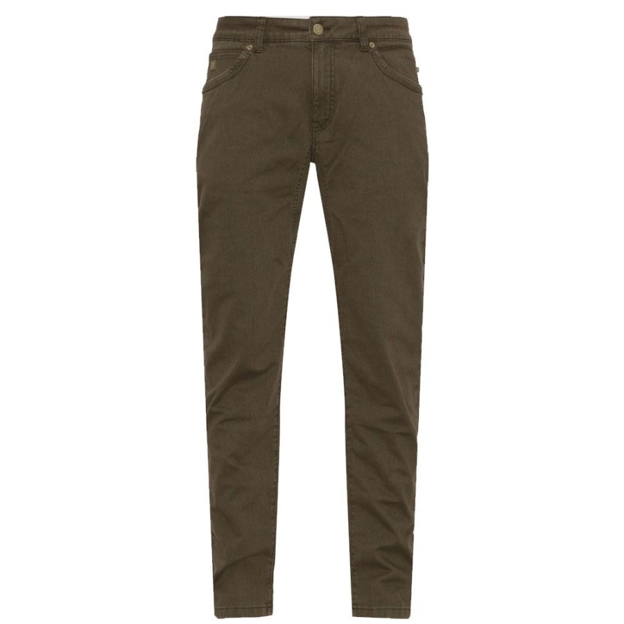 Herren Hansen&Jacob Bukser | Hansen & Jacob - 5-Pkt Cutu00B4N Sew Petz Pants Monstret Brun