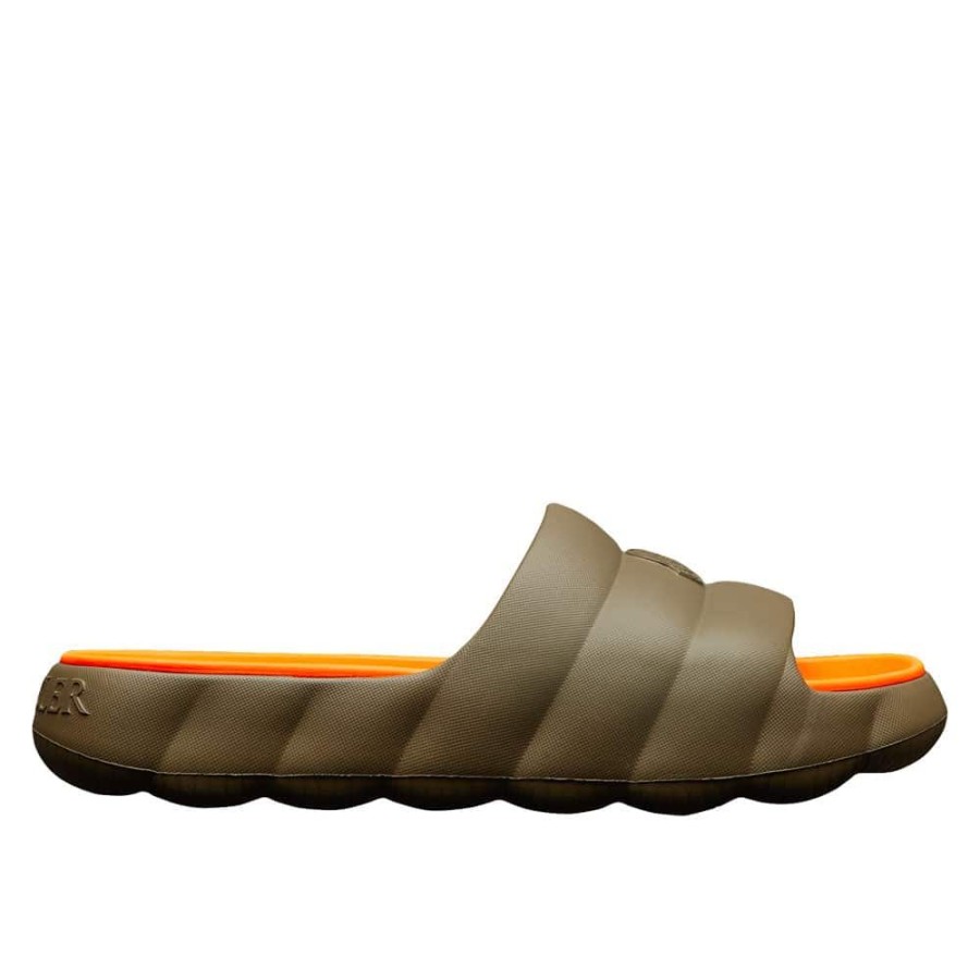 Herren MONCLER HERRE Slippers | Moncler - Lilo Slippers Oliven