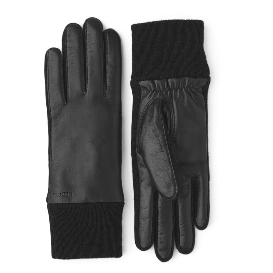 Dame Hestra Handsker | Hestra - Jeanne Gloves Sort