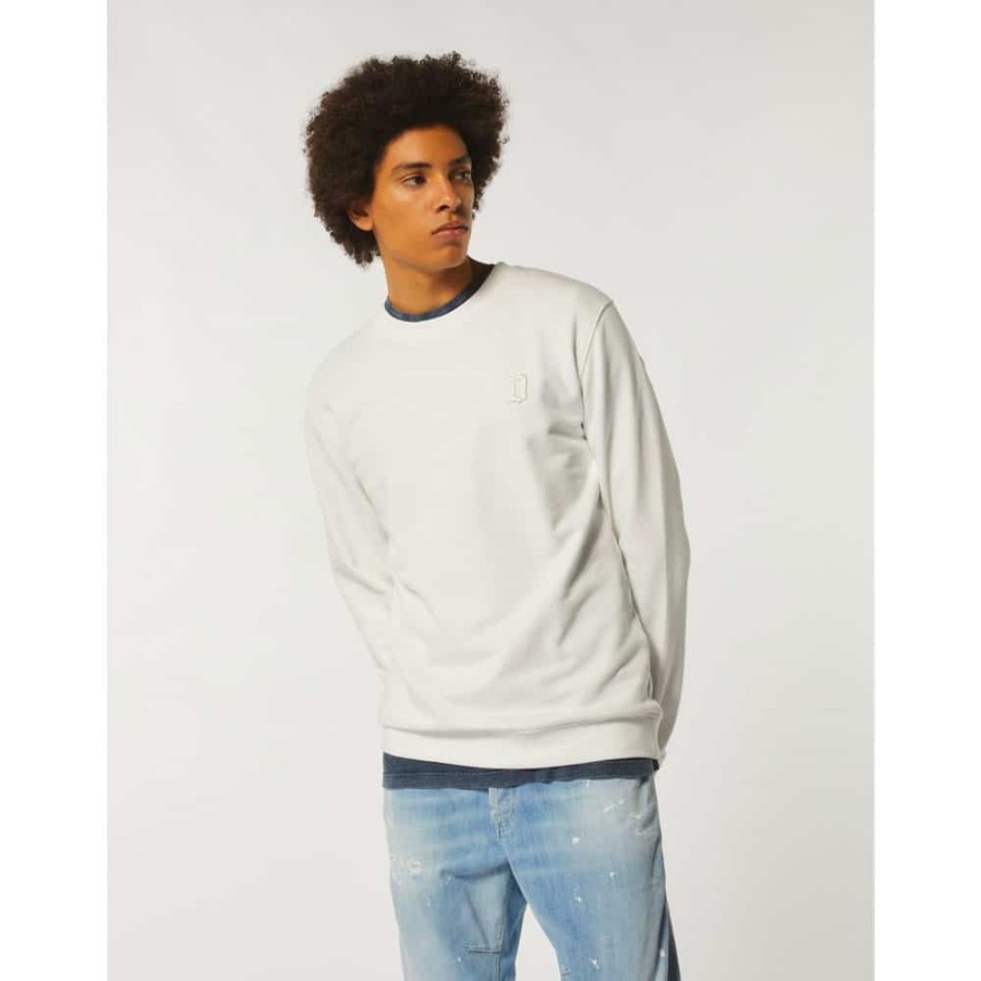 Herren Dondup MEN Sweatshirts | Dondup - Sweatshirt Hvid