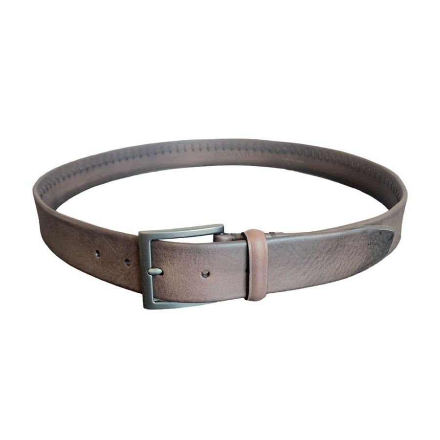 Herren Paolo Vitale Baelter | Paolo Vitale - Belt Mork Brun