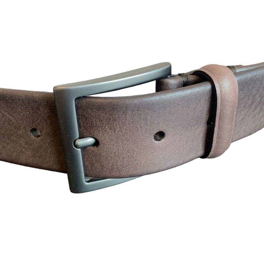 Herren Paolo Vitale Baelter | Paolo Vitale - Belt Mork Brun