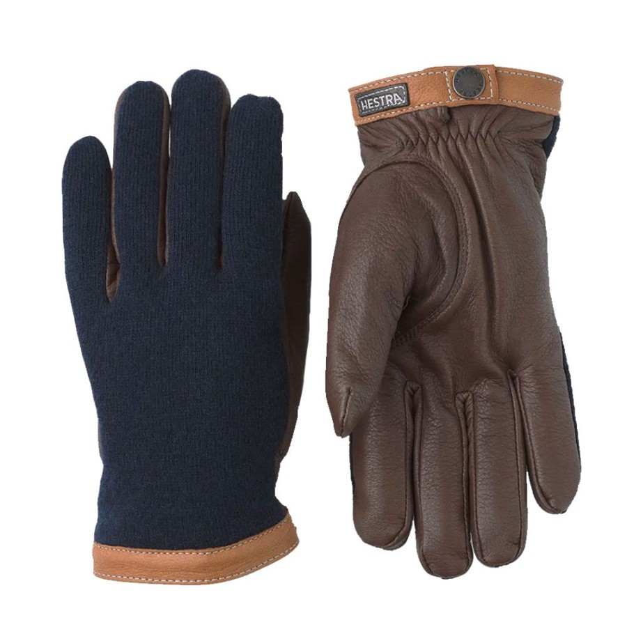 Herren Hestra Handsker | Hestra - Deerskin Handsker Navy